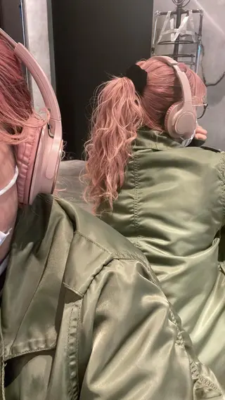 セミロング カラー ヘアアレンジ 【柔らか透明感✨/ 似合せ前髪】大石葉月のヘアスタイル