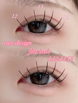 マツエク・マツパ Due S 🎀Momokoのマツエク・マツパデザイン