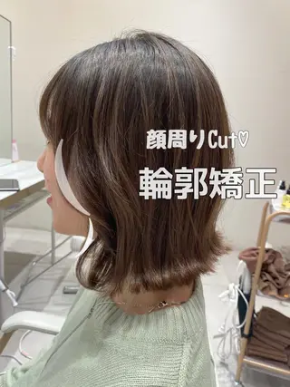 ミディアム 小野寺瑞希 /最小顔カットのヘアスタイル