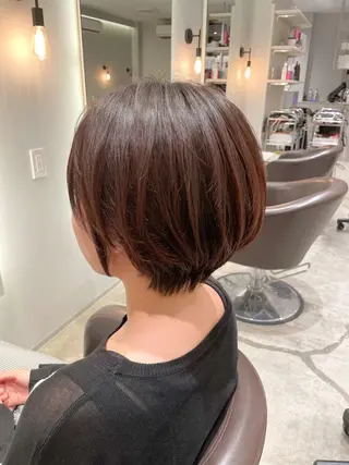ショート 落合 美穂のヘアスタイル