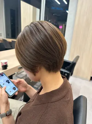 ショート カラー 🪞個室サロン/韓国 艶髪/keito🪞のヘアスタイル
