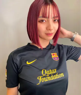 ミディアム カラー land所属・透明感カラー/レイヤ ー🌙Honokaのヘアスタイル