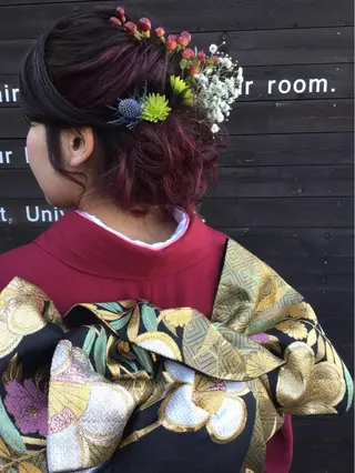 ヘアアレンジ 大内 郁のヘアスタイル