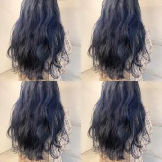 ロング カラー 透明感/オリーブ/ グレージュ/YUKAのヘアスタイル