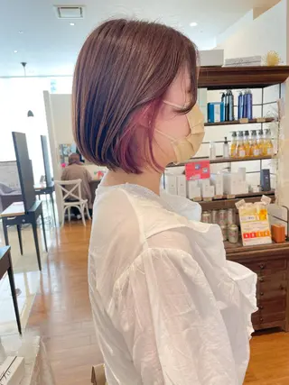 ショート カラー 髪質改善/ブリーチ 田代 龍我のヘアスタイル