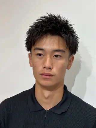 ショート メンズ 青木 真裟斗のヘアスタイル