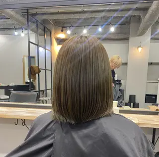 ミディアム メンズカット/パーマ 艶カラーTAIGA︎のヘアスタイル