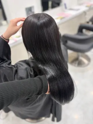 ロング カラー 韓国トレンドヘア🤍 Chima🤍のヘアスタイル