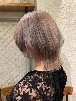 ミディアム カラー SALOWIN下北沢所属・hazuki 🌝のヘアスタイル