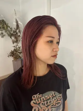 カラー VISION   aoyama所属・かがやしづ ⭐️ハイトーンのヘアスタイル