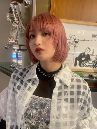 ミディアム メリケンビューティーパーラー所属・CHIHIRO メリケンビューティーのヘアスタイル