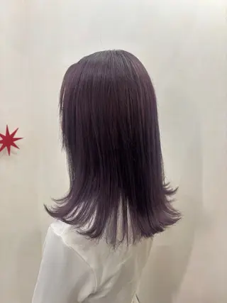 セミロング okura nanamiのヘアスタイル