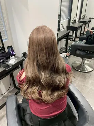 カラー 横浜駅/ナチュラル 韓国🫧透明感🌿✨のヘアスタイル