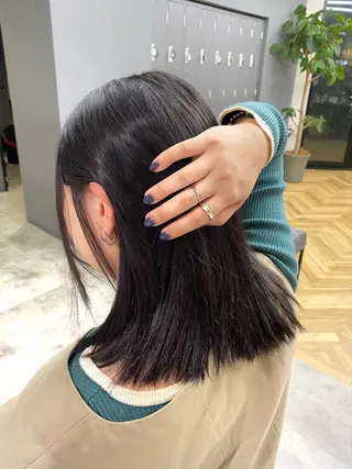 ミディアム 苗代萌/ぷるツヤ髪 🫧／レイヤーカットのヘアスタイル