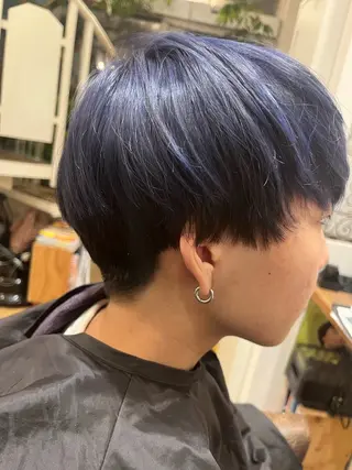ショート カラー メンズ シシヘアー メイのヘアスタイル