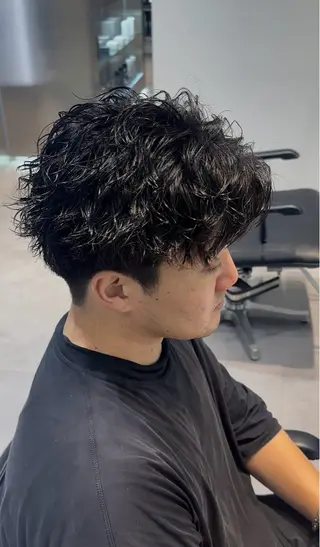 ショート パーマ 似合わせパーマ🔥 河浪  大智のヘアスタイル