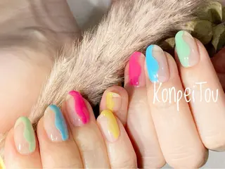 ネイル おうちのネイルサロン　konpeiTou〜こんぺいとう〜所属・おうちのネイルサロン KonpeiTouのネイルデザイン