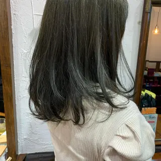 ミディアム カラー Door代官山所属・詩織/パーマ /代官山のヘアスタイル