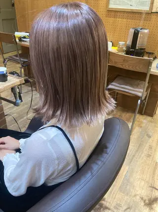 ミディアム 菊地 優斗のヘアスタイル