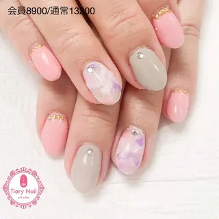 ネイル 💗🪽Tiary Nail🪽💗のネイルデザイン