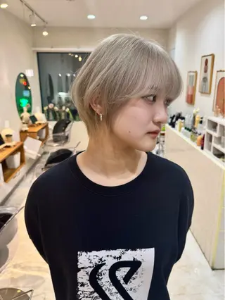 ショート カラー コイデ リュウセイのヘアスタイル