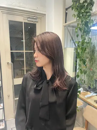 カラー とば みゆうのヘアスタイル