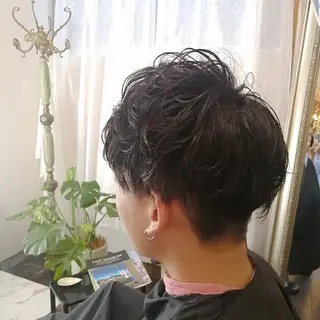 パーマ ショート D/i所属・D/i |Y/no. 〈夜スパ17時〜〉のヘアスタイル