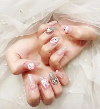 ネイル ラベンダー💖日暮里 ルル💖ネイルのネイルデザイン