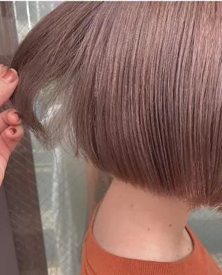 ショート カラー ヘアアレンジ satsuki 暖色・ブラウンカラーのヘアスタイル