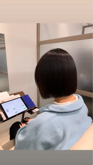 ミディアム 髪質改善×艶カラー Haruのヘアスタイル