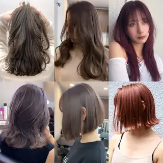 ミディアム カラー AMI Hair Supply所属・秋好佑介センター街 韓国風カラー/カットのヘアスタイル