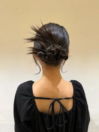 ヘアアレンジ 暖色カラー/似合わせ カット/名古屋/辻のヘアスタイル