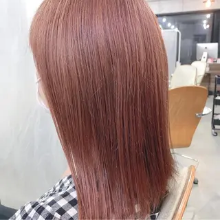 ミディアム カラー 髪質改善色素改善特化 keiのヘアスタイル