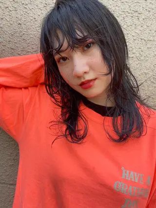 ミディアム パーマ RYOMA/ 似合わせ🎧🤍のヘアスタイル