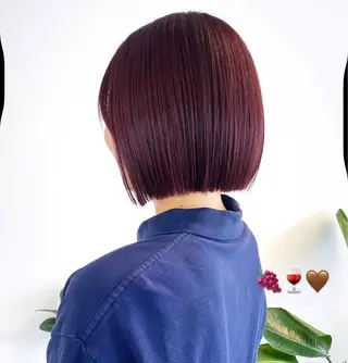 ショート カラー 小顔ボブ&レイヤー 特化🤎RISAのヘアスタイル