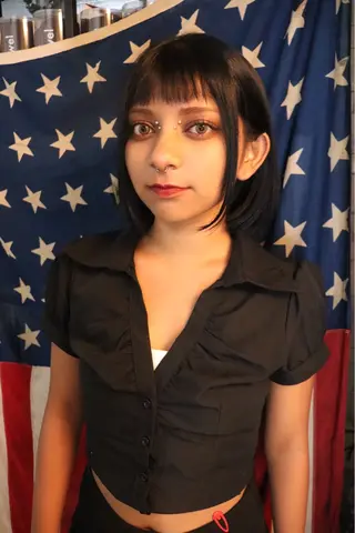 ミディアム カラー ヘアアレンジ @kyoniyy KYONIのヘアスタイル