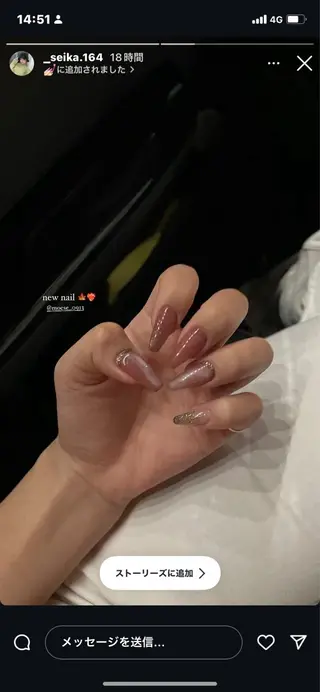 ネイル Total salon Bell所属・いのうえ もえせのネイルデザイン