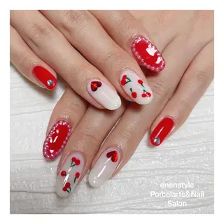 ミディアム ネイル 👑enen style👑のネイルデザイン