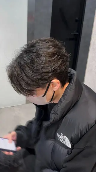 ショート パーマ メンズ 🩵韓国スタイル特化 🩵西澤結羽のヘアスタイル