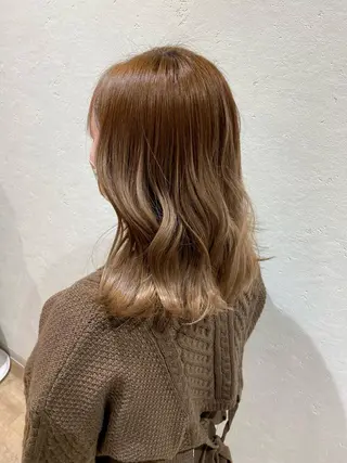 カラー フェニーチェ高崎所属・鶴谷 麻衣のヘアスタイル