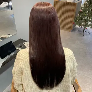 セミロング カラー Mimi🎀 ブリーチなしＷカラーのヘアスタイル