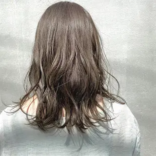 セミロング カラー ヘアアレンジ 【ダメージレス施術】 【透明感】北村 拓也のヘアスタイル