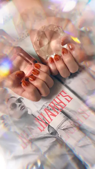 ミディアム カラー キッズ ネイル マツエク・マツパ 💎ビューティサロン 湘南　RIRAN💎のネイルデザイン