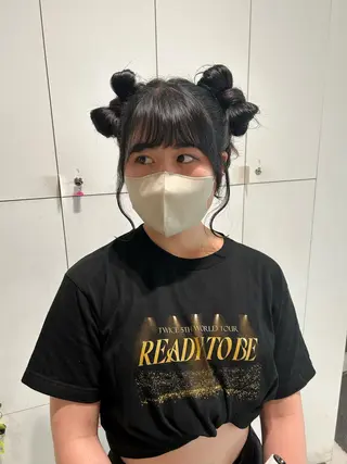 ロング ヘアアレンジ 透明感カラー🫧 nanohaのヘアスタイル