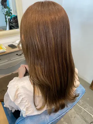 ロング 丸山 純奈のヘアスタイル