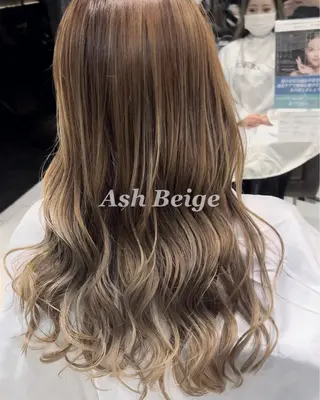 ロング カラー 透明感カラー/ 藤原リックのヘアスタイル