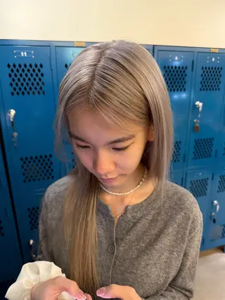 ロング レイヤーカット\ウル フ　chinatsuのヘアスタイル