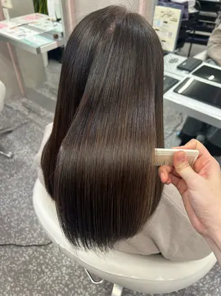 ロング カラー 髪質改善Bonheur川西所属・ノンダメージ ✂︎竹村まどかのヘアスタイル