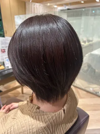 ショート カラー 加藤 千穂のヘアスタイル