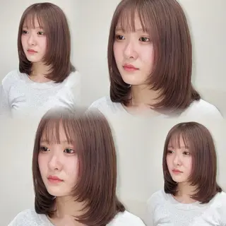 ミディアム カラー 🫧ニュアンスカラー 🫧横田 冴🫧のヘアスタイル